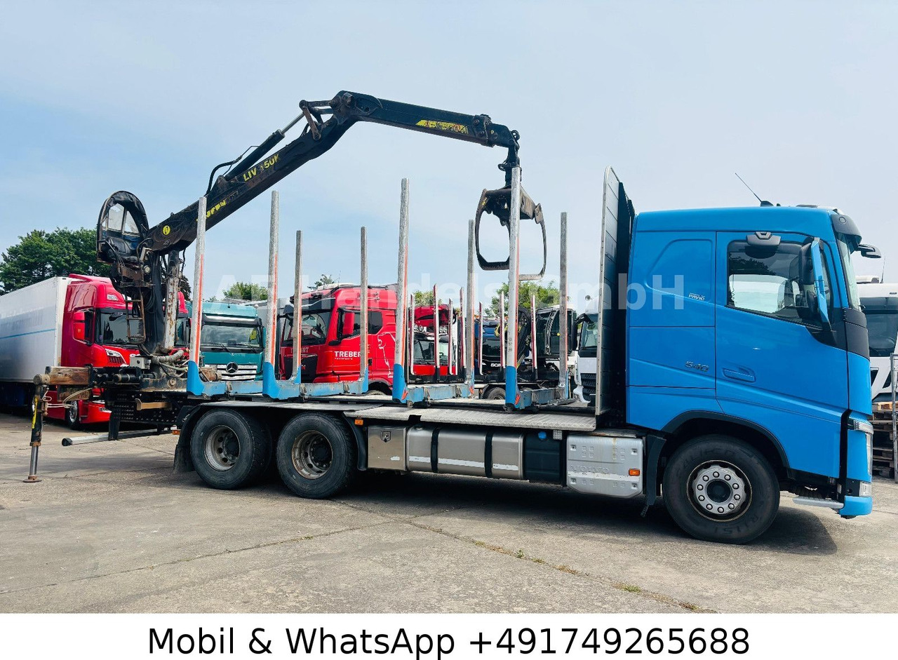 Volvo FH 540 BL 6x4 Tajfun LIV-150K *Retarder/Exte/ACC - Лесовоз, Автоманипулятор: фото 2 Volvo FH 540 BL 6x4 Tajfun LIV-150K *Retarder/Exte/ACC - Лесовоз, Автоманипулятор: фото 2