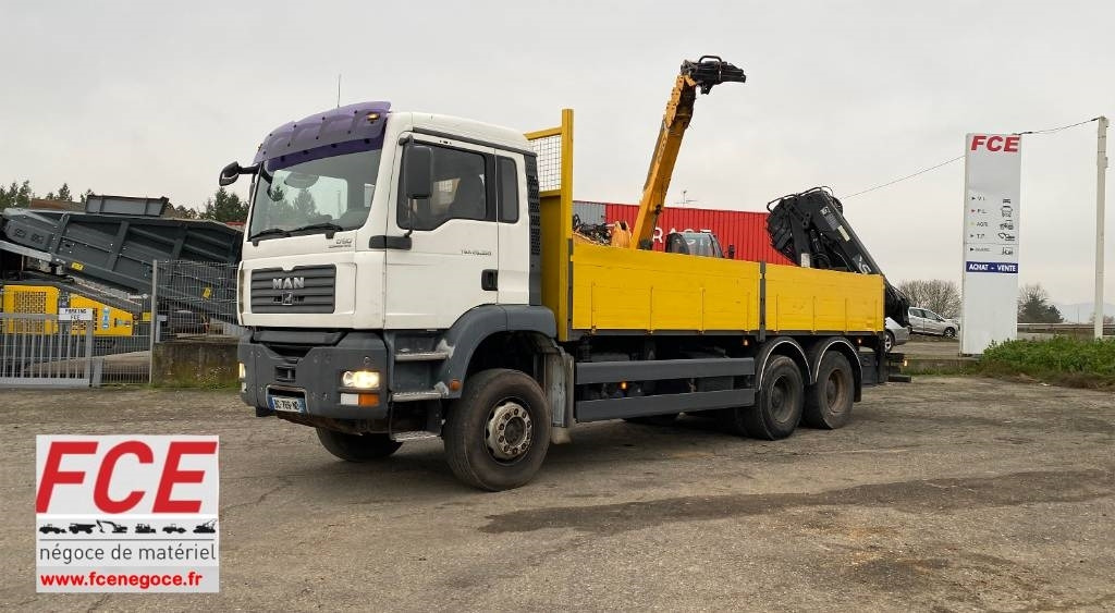 MAN TGA 36.350 /HIAB 166E4 Non Accidenté - Грузовик бортовой/ Платформа: фото 1 MAN TGA 36.350 /HIAB 166E4 Non Accidenté - Грузовик бортовой/ Платформа: фото 1