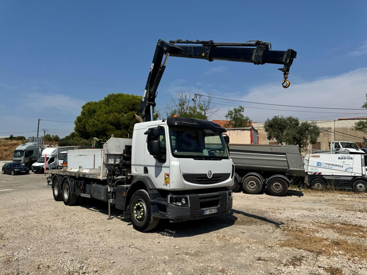 Renault PREMIUM 370 DXI PLATEAU RIDELLES GRUE - Грузовик бортовой/ Платформа, Автоманипулятор: фото 2 Renault PREMIUM 370 DXI PLATEAU RIDELLES GRUE - Грузовик бортовой/ Платформа, Автоманипулятор: фото 2