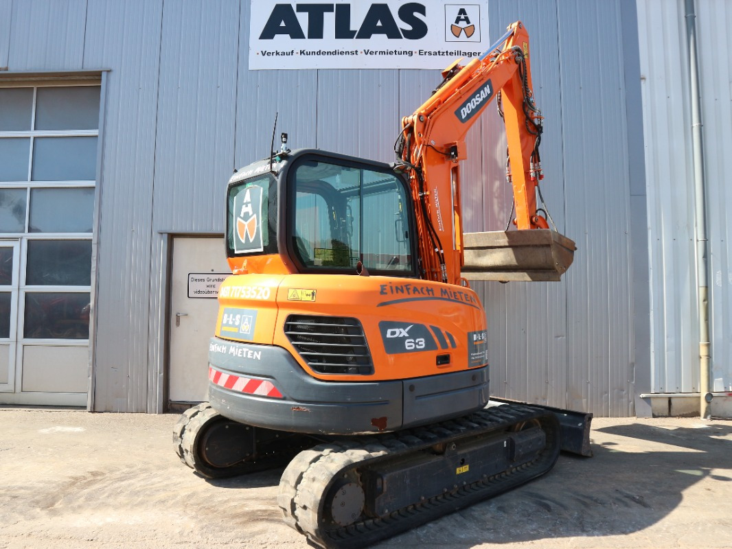 Doosan DX63-3 - Мини-экскаватор: фото 3 Doosan DX63-3 - Мини-экскаватор: фото 3