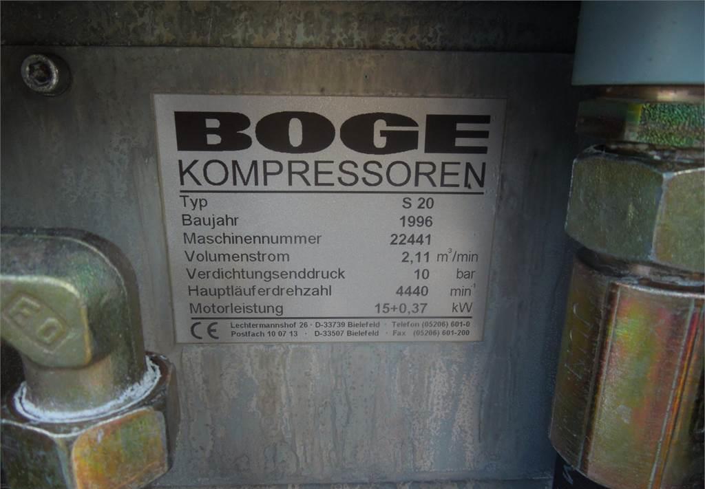 Boge SPRĘŻARKA ŚRUBOWA S20 15KW - Воздушный компрессор: фото 3 Boge SPRĘŻARKA ŚRUBOWA S20 15KW - Воздушный компрессор: фото 3
