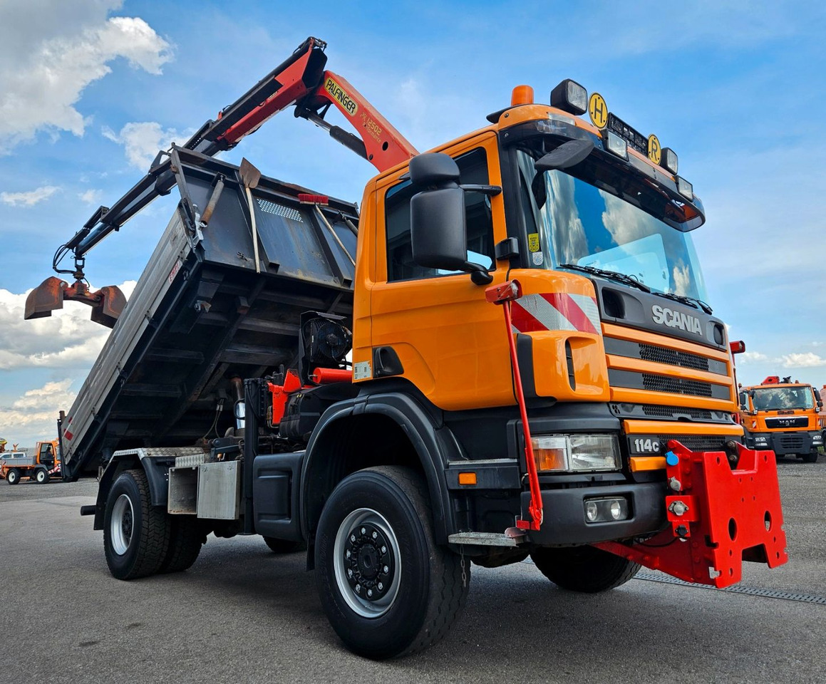 Scania P114 CB 380 4x4 Palfinger PK12502 Kran Funk - Самосвал, Автоманипулятор: фото 3 Scania P114 CB 380 4x4 Palfinger PK12502 Kran Funk - Самосвал, Автоманипулятор: фото 3