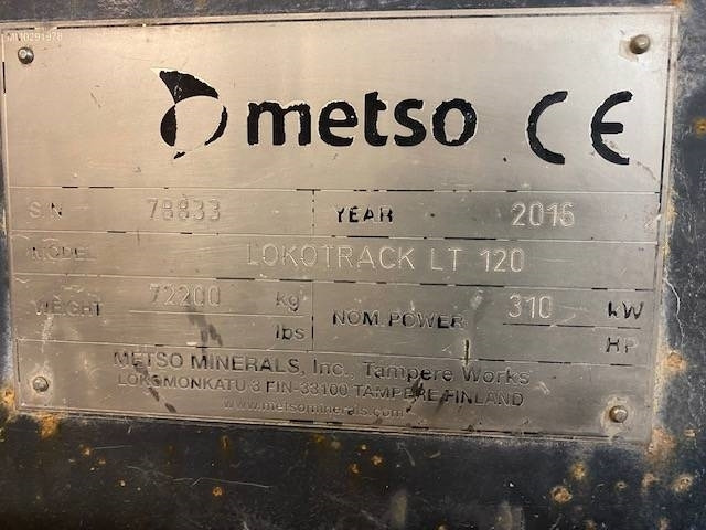 Metso Lokotrack LT120E Diesel and electric - Мобильная дробилка: фото 3 Metso Lokotrack LT120E Diesel and electric - Мобильная дробилка: фото 3