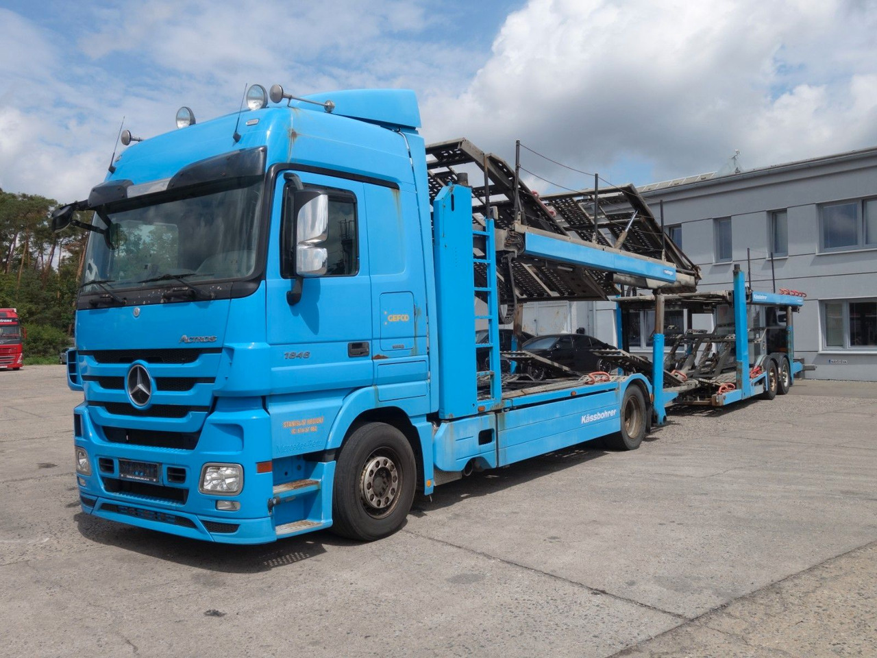 Mercedes-Benz Actros 1846 mit Kässbohrer Metago/Vario - Автовоз: фото 1 Mercedes-Benz Actros 1846 mit Kässbohrer Metago/Vario - Автовоз: фото 1