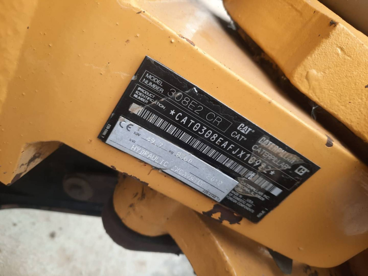 CAT 308E2CRSB - Гусеничный экскаватор: фото 4 CAT 308E2CRSB - Гусеничный экскаватор: фото 4