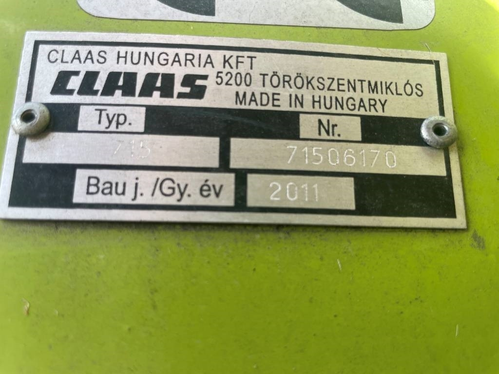 Жатка зерновая Claas 715 Skärbord / Header: фото 6
