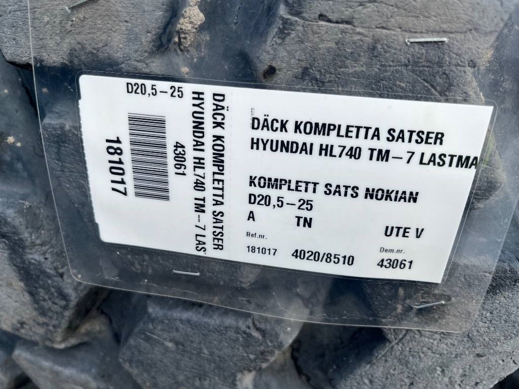Nokian 20,5 R25 Loader grip Volvo Hyundai Huddig - Колесо: фото 3 Nokian 20,5 R25 Loader grip Volvo Hyundai Huddig - Колесо: фото 3