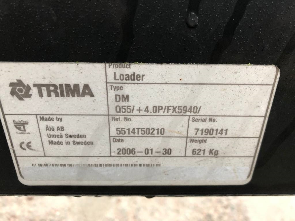 Reservdelar / Parts till Trima / Ålö +4,0P - Фронтальный погрузчик для трактора: фото 3 Reservdelar / Parts till Trima / Ålö +4,0P - Фронтальный погрузчик для трактора: фото 3