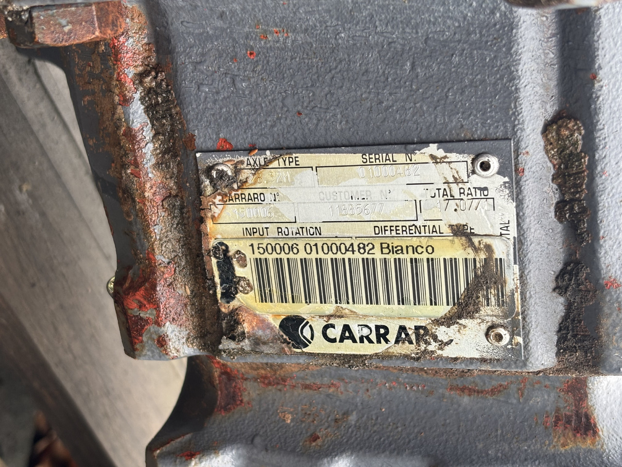 Carraro 28.32M 11885677 150006 Obudowa Mostu Pochwa Zwolnica Zwrotnica Hamulec Piasta CZĘŚCI - Ось и запчасти для Сельскохозяйственной техники: фото 5 Carraro 28.32M 11885677 150006 Obudowa Mostu Pochwa Zwolnica Zwrotnica Hamulec Piasta CZĘŚCI - Ось и запчасти для Сельскохозяйственной техники: фото 5