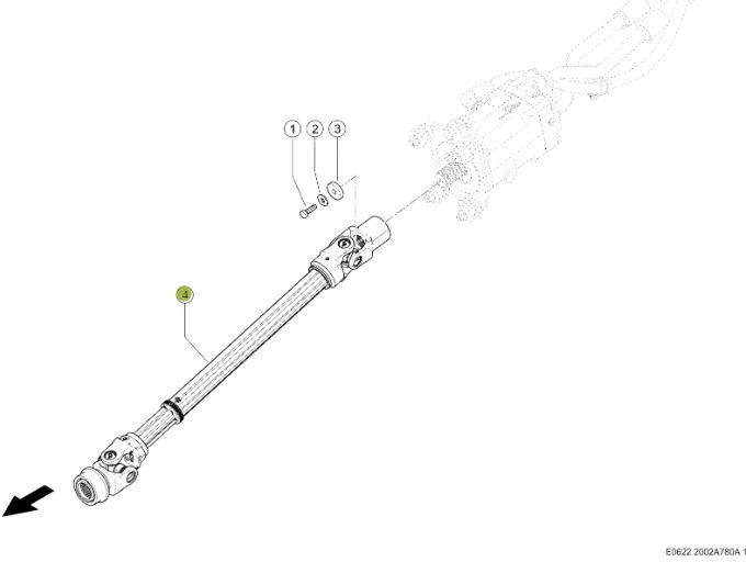 Claas Jaguar 970 - wałek przegubowy 0001318483 - Приводный вал для Сельскохозяйственной техники: фото 1 Claas Jaguar 970 - wałek przegubowy 0001318483 - Приводный вал для Сельскохозяйственной техники: фото 1