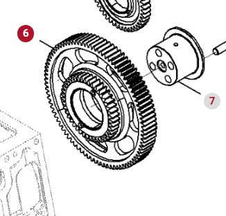 Fendt 936 Gen 7 Silnik D1556LE523 Koło Zębate Pośredniczące H218PF150063A - Двигатель и запчасти для Тракторов: фото 1 Fendt 936 Gen 7 Silnik D1556LE523 Koło Zębate Pośredniczące H218PF150063A - Двигатель и запчасти для Тракторов: фото 1