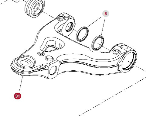 Fendt Vario 1038 1042 1046 1050 GEN 3 Wahacz Kompletny Prawa Lewa Strona F530300051160 F530300051170 - Реактивная тяга для Сельскохозяйственной техники: фото 1 Fendt Vario 1038 1042 1046 1050 GEN 3 Wahacz Kompletny Prawa Lewa Strona F530300051160 F530300051170 - Реактивная тяга для Сельскохозяйственной техники: фото 1