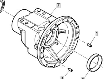 John Deere 6195R Obudowa Tylnej Osi Pochwa Zwolnica Zwrotnica R321765 - Бортовой редуктор для Сельскохозяйственной техники: фото 1 John Deere 6195R Obudowa Tylnej Osi Pochwa Zwolnica Zwrotnica R321765 - Бортовой редуктор для Сельскохозяйственной техники: фото 1