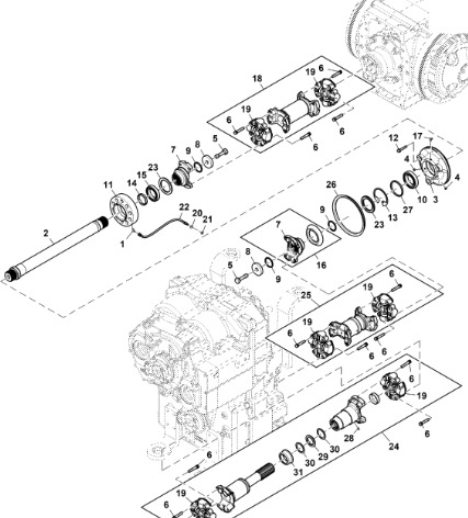 John Deere 9470RX - Podkładka dystansowa R562256 (Przekładnia Power Shift) - Трансмиссия для Сельскохозяйственной техники: фото 1 John Deere 9470RX - Podkładka dystansowa R562256 (Przekładnia Power Shift) - Трансмиссия для Сельскохозяйственной техники: фото 1
