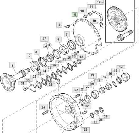 John Deere 9780CTS 9780HM 9780 CTS Napęd Główny Zwrotnica Zwolnica DE31747 DE31746 - Бортовой редуктор для Сельскохозяйственной техники: фото 1 John Deere 9780CTS 9780HM 9780 CTS Napęd Główny Zwrotnica Zwolnica DE31747 DE31746 - Бортовой редуктор для Сельскохозяйственной техники: фото 1