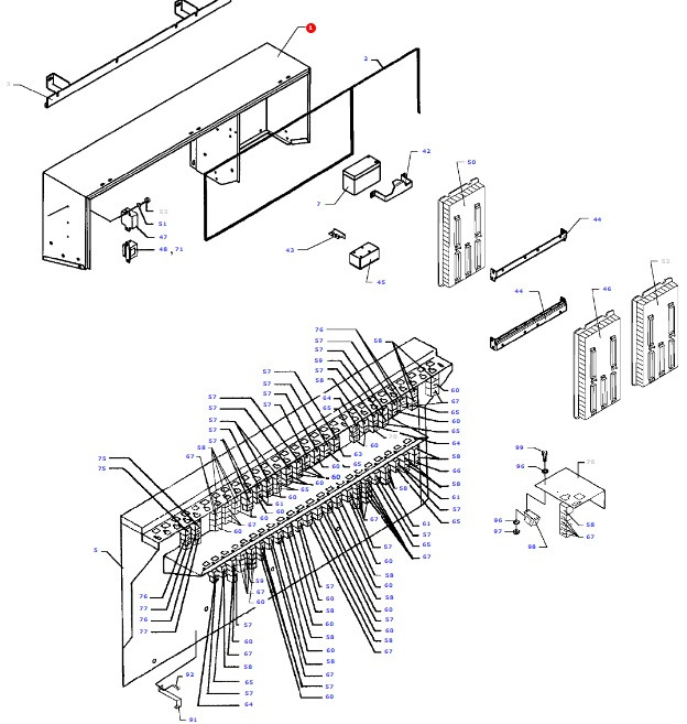 Massey Fergusson MF 30 32 - skrzynka elektryki D28781625 - Электрическая система для Сельскохозяйственной техники: фото 1 Massey Fergusson MF 30 32 - skrzynka elektryki D28781625 - Электрическая система для Сельскохозяйственной техники: фото 1