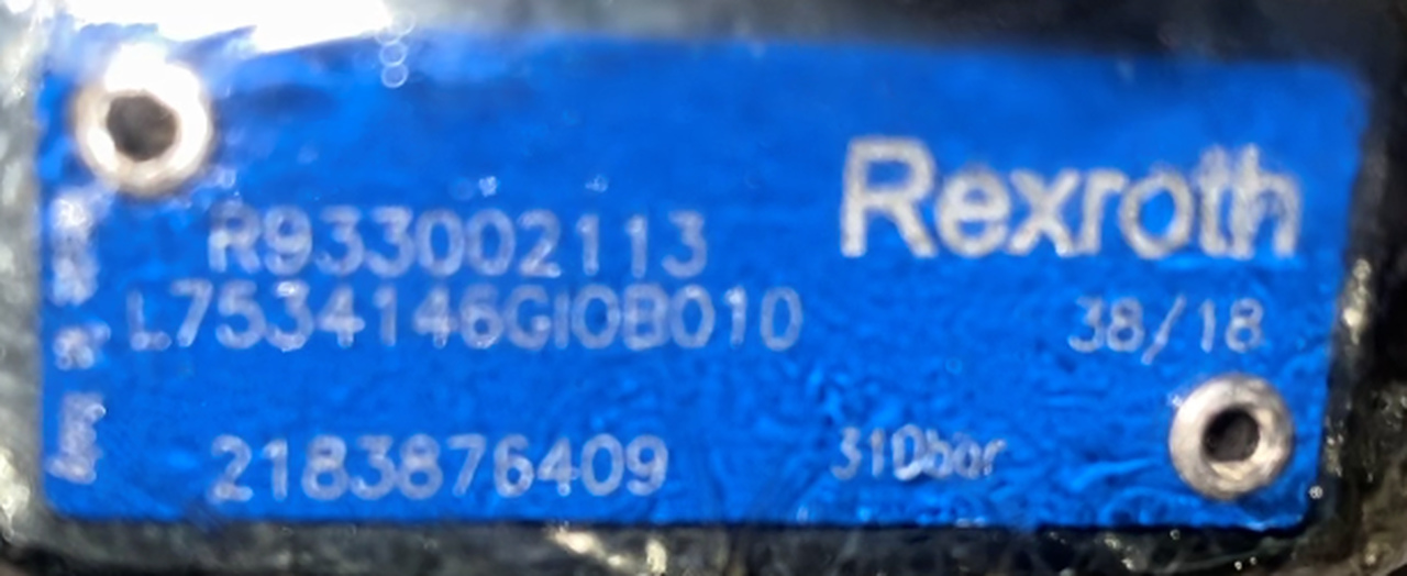 Pompa Rexroth R933002113 | L7534146GIOB010 - Гидравлический насос для Сельскохозяйственной техники: фото 1 Pompa Rexroth R933002113 | L7534146GIOB010 - Гидравлический насос для Сельскохозяйственной техники: фото 1