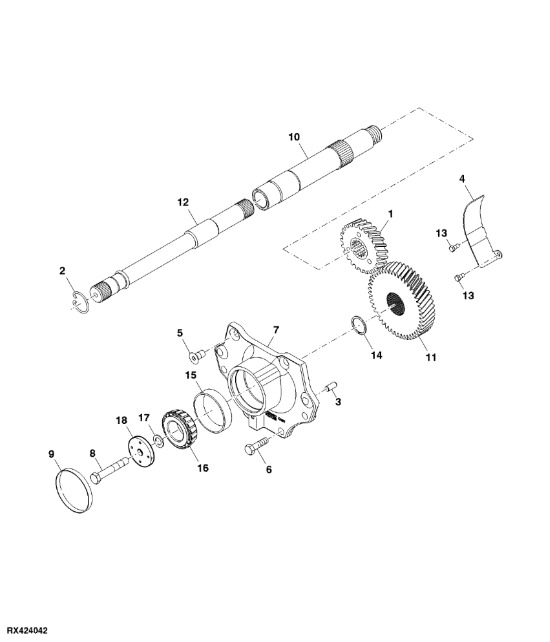 R230383 John Deere 8345R - Bieg - Коробка передач и запчасти для Сельскохозяйственной техники: фото 1 R230383 John Deere 8345R - Bieg - Коробка передач и запчасти для Сельскохозяйственной техники: фото 1