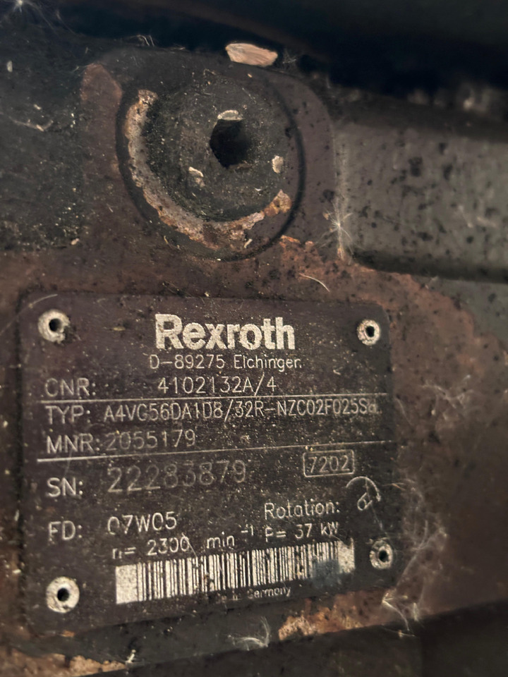Rexroth 4102132A Pompa Hydrauliczna 4102132A/4, 4117935A/3 A4VG56DA1D8 - Гидравлический насос для Сельскохозяйственной техники: фото 3 Rexroth 4102132A Pompa Hydrauliczna 4102132A/4, 4117935A/3 A4VG56DA1D8 - Гидравлический насос для Сельскохозяйственной техники: фото 3