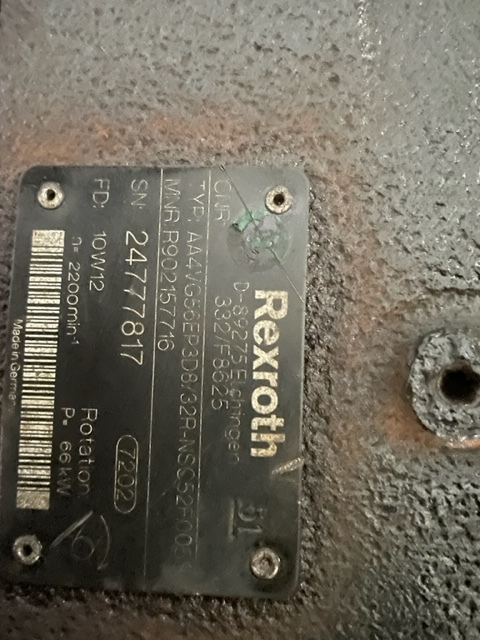 Rexroth AA4VG56EP3d8/32r jcb 527-58 agri pompa jazdy - Гидравлический насос для Сельскохозяйственной техники: фото 2 Rexroth AA4VG56EP3d8/32r jcb 527-58 agri pompa jazdy - Гидравлический насос для Сельскохозяйственной техники: фото 2