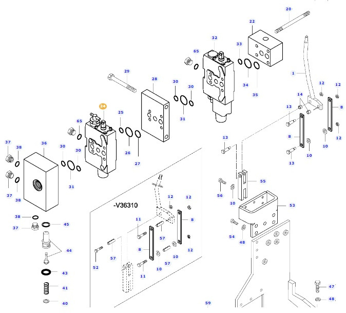 Valtra N141 - zawór blok hydrauliki V32536400 - Гидравлика для Сельскохозяйственной техники: фото 1 Valtra N141 - zawór blok hydrauliki V32536400 - Гидравлика для Сельскохозяйственной техники: фото 1