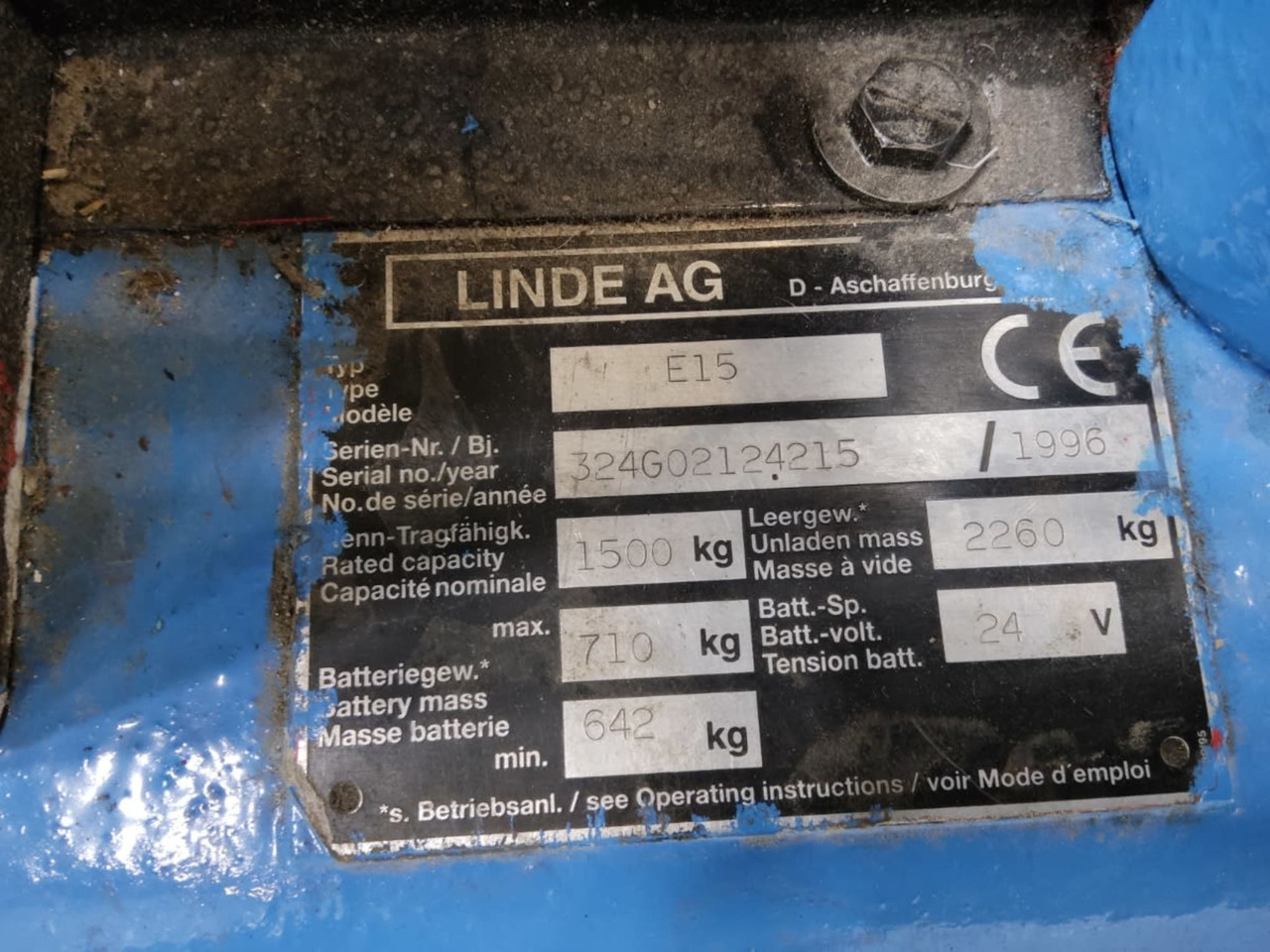 Linde E15 - Электропогрузчик: фото 4 Linde E15 - Электропогрузчик: фото 4