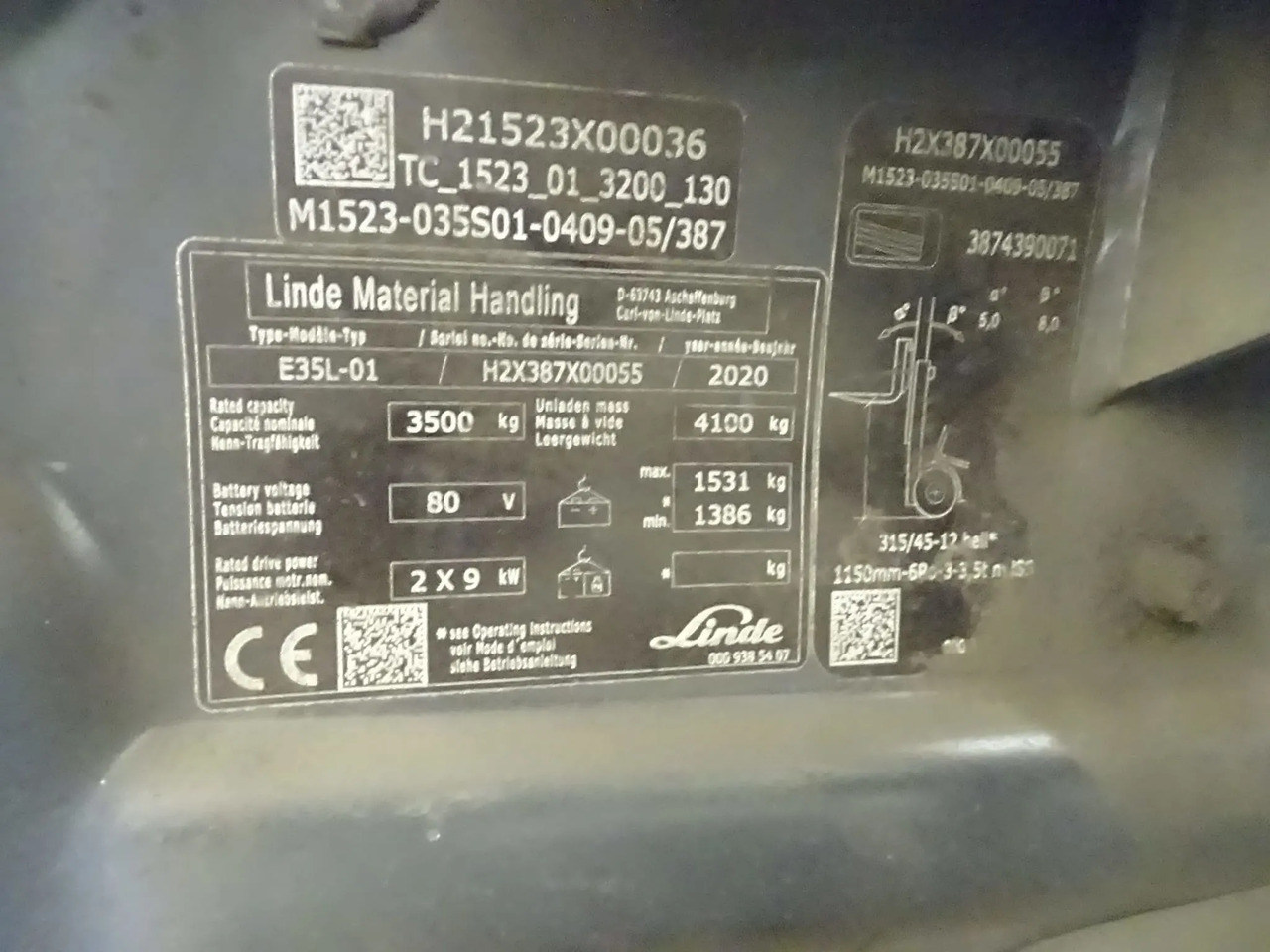 Linde E35L-01 - Электропогрузчик: фото 4 Linde E35L-01 - Электропогрузчик: фото 4