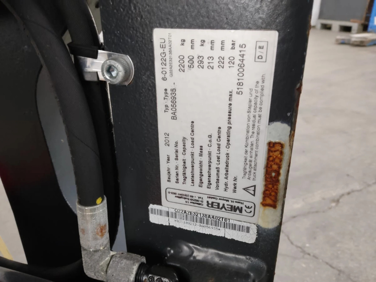 Meyer 6-0122G-EU - Навесное оборудование для Погрузочно-разгрузочной техники: фото 4 Meyer 6-0122G-EU - Навесное оборудование для Погрузочно-разгрузочной техники: фото 4