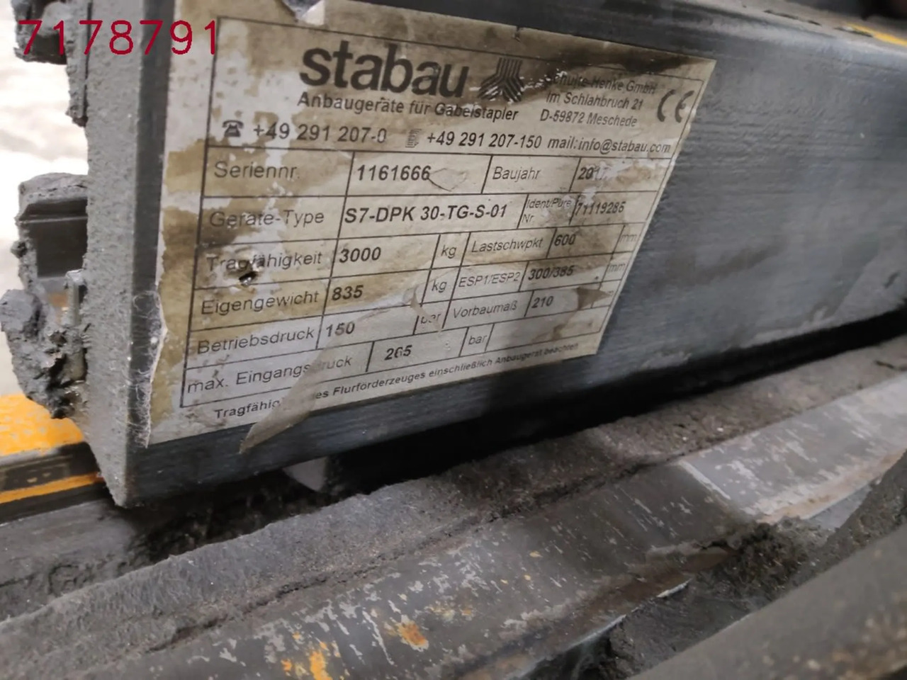 Stabau S7DPK30TG-S-01 - Навесное оборудование для Погрузочно-разгрузочной техники: фото 2 Stabau S7DPK30TG-S-01 - Навесное оборудование для Погрузочно-разгрузочной техники: фото 2