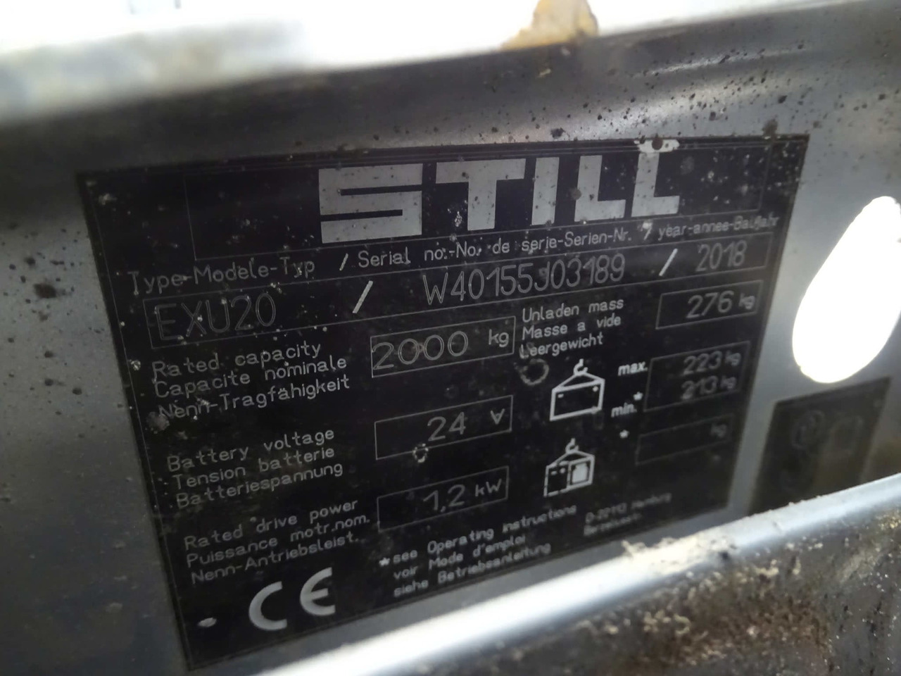 STILL EXU20 - Тележка: фото 2 STILL EXU20 - Тележка: фото 2