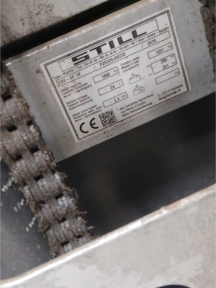 STILL EXV16 - Штабелер: фото 5 STILL EXV16 - Штабелер: фото 5