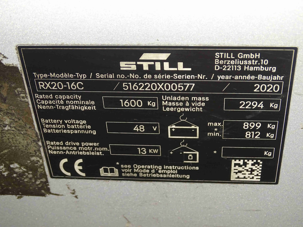 STILL RX20-16C - Электропогрузчик: фото 5 STILL RX20-16C - Электропогрузчик: фото 5