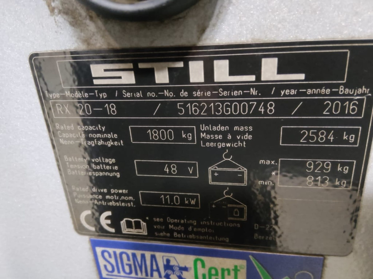 STILL RX20-18 - Электропогрузчик: фото 5 STILL RX20-18 - Электропогрузчик: фото 5