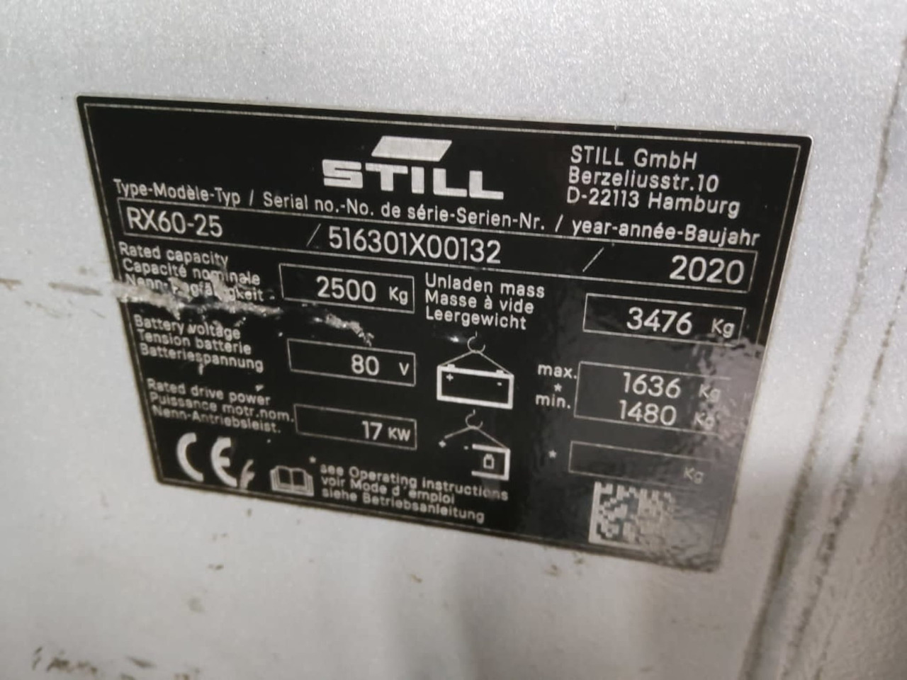 STILL RX60-25 - Электропогрузчик: фото 5 STILL RX60-25 - Электропогрузчик: фото 5