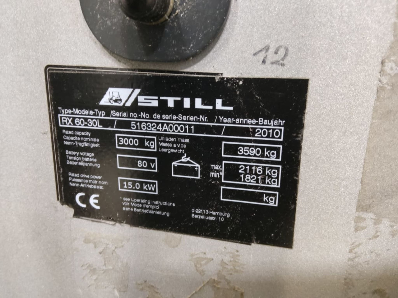 STILL RX60-30L - Электропогрузчик: фото 5 STILL RX60-30L - Электропогрузчик: фото 5