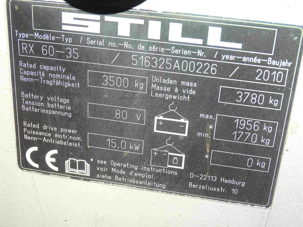 STILL RX60-35 - Электропогрузчик: фото 5 STILL RX60-35 - Электропогрузчик: фото 5