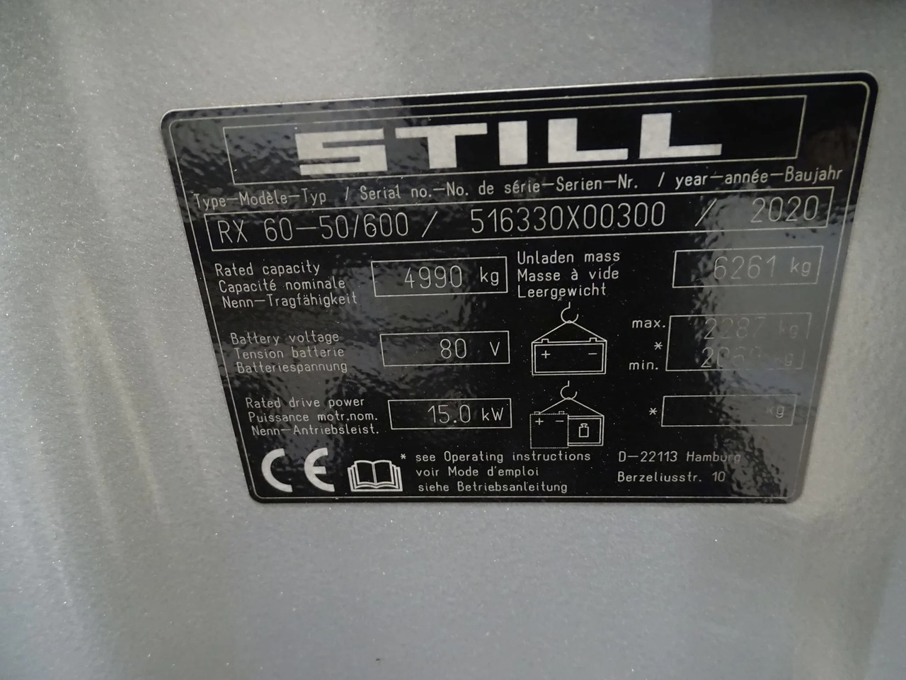STILL RX60-50/600 - Электропогрузчик: фото 5 STILL RX60-50/600 - Электропогрузчик: фото 5