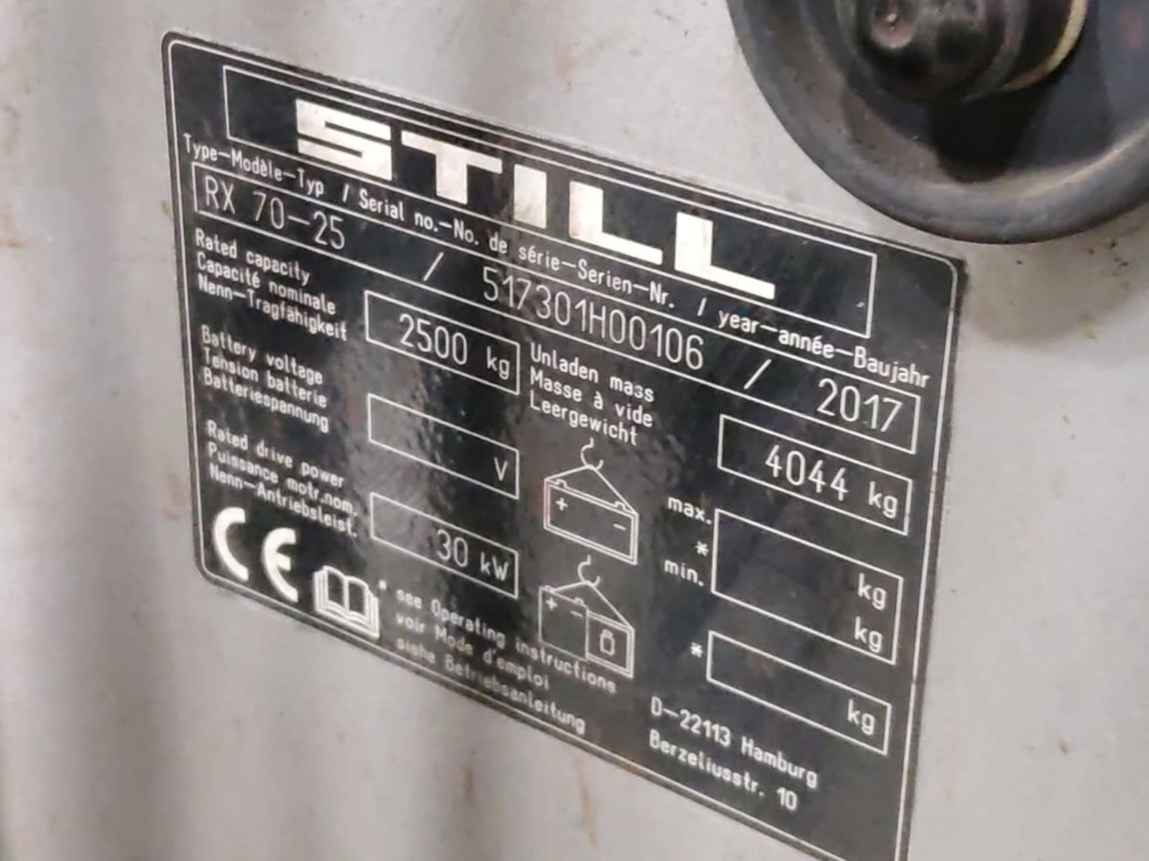 STILL RX70-25 - Дизельный погрузчик: фото 5 STILL RX70-25 - Дизельный погрузчик: фото 5