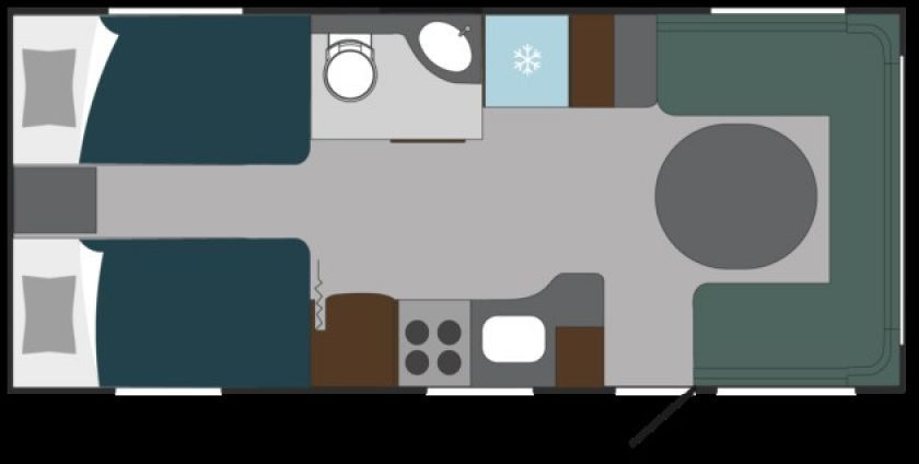 Polar Blackline 590 S WINTERCAMPING & LUXUS PUR - Прицеп дача: фото 2 Polar Blackline 590 S WINTERCAMPING & LUXUS PUR - Прицеп дача: фото 2