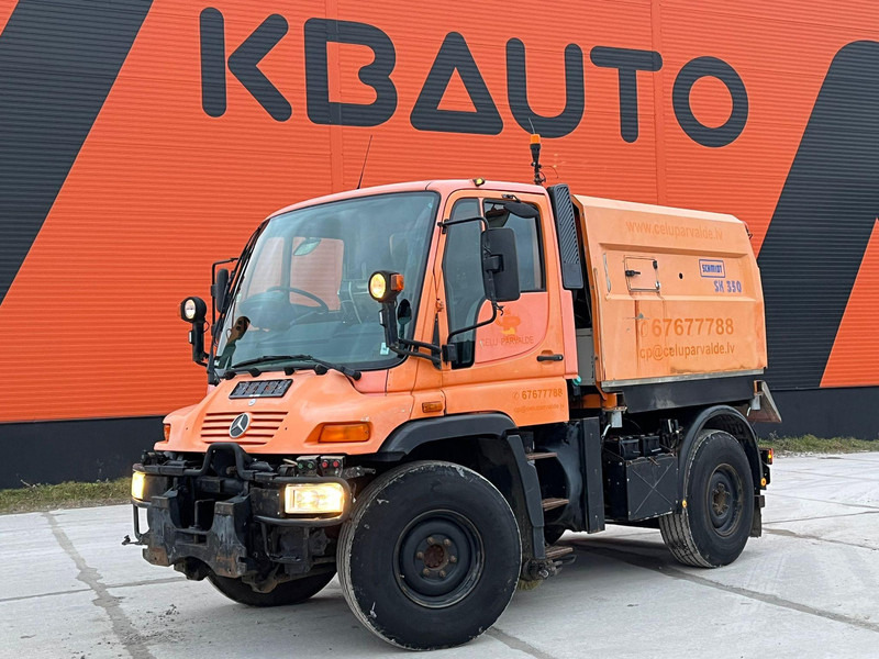 Mercedes-Benz UNIMOG U 300 4x4 TRILETY SK / 6918 hours - Подметально-уборочная машина: фото 1 Mercedes-Benz UNIMOG U 300 4x4 TRILETY SK / 6918 hours - Подметально-уборочная машина: фото 1