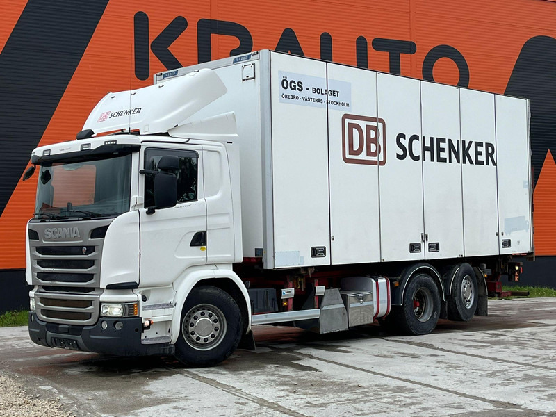 Scania G 450 6x2*4 RETARDER / BOX L=7360 mm - Грузовик с закрытым кузовом: фото 1 Scania G 450 6x2*4 RETARDER / BOX L=7360 mm - Грузовик с закрытым кузовом: фото 1