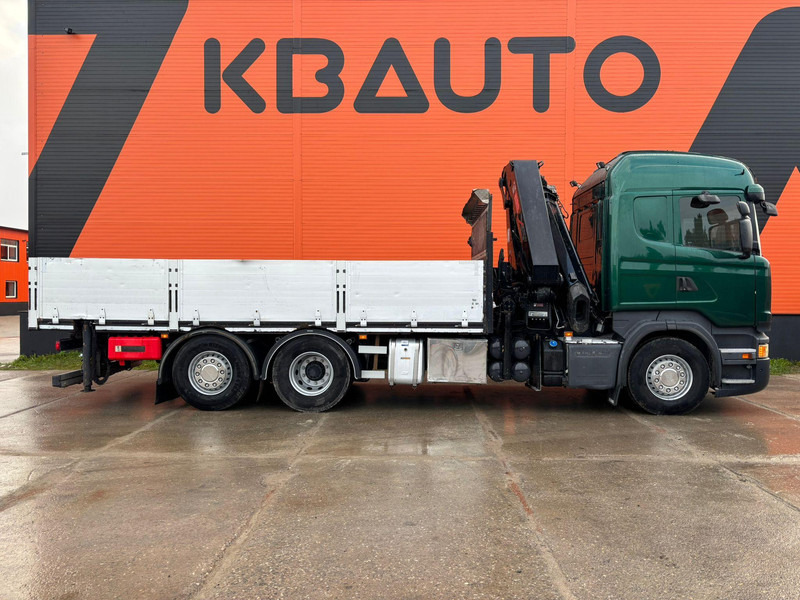 Грузовик бортовой/ Платформа, Автоманипулятор Scania R 410 6x2 HIAB 322EP-5 HIPRO / PLATFORM L=6131 mm: фото 5