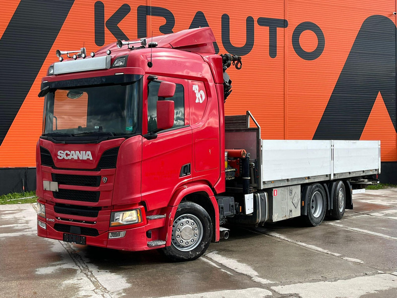 Scania R 450 6x2*4 PK 26002 / PLATFORM L=6482 mm - Грузовик бортовой/ Платформа, Автоманипулятор: фото 2 Scania R 450 6x2*4 PK 26002 / PLATFORM L=6482 mm - Грузовик бортовой/ Платформа, Автоманипулятор: фото 2