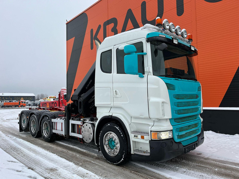 Scania R 480 8x4*4 HIAB 244EP-5 / HIAB XR 20 ton L=5100 mm - Крюковой мультилифт, Автоманипулятор: фото 4 Scania R 480 8x4*4 HIAB 244EP-5 / HIAB XR 20 ton L=5100 mm - Крюковой мультилифт, Автоманипулятор: фото 4