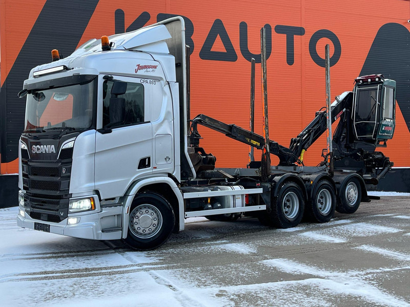 Scania R 520 8x4*4 RETARDER - Лесовоз, Автоманипулятор: фото 2 Scania R 520 8x4*4 RETARDER - Лесовоз, Автоманипулятор: фото 2