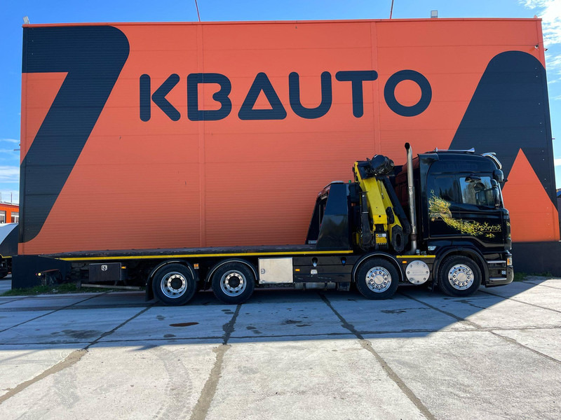 Scania R 560 8x4 PK 34002 / WINCH / FALCOM FAS 12000 / PLATFORM L=6564 mm - Автовоз: фото 4 Scania R 560 8x4 PK 34002 / WINCH / FALCOM FAS 12000 / PLATFORM L=6564 mm - Автовоз: фото 4