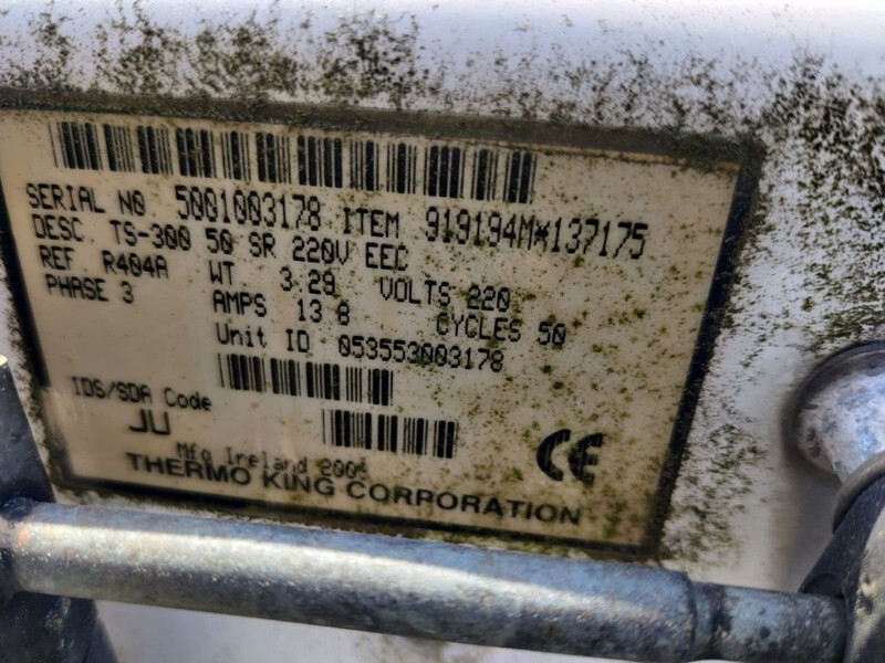 Кузов-рефрижератор THERMO KING TS-300 REFRIGERATION UNIT / KÜLMASEADE: фото 11 Кузов-рефрижератор THERMO KING TS-300 REFRIGERATION UNIT / KÜLMASEADE: фото 11