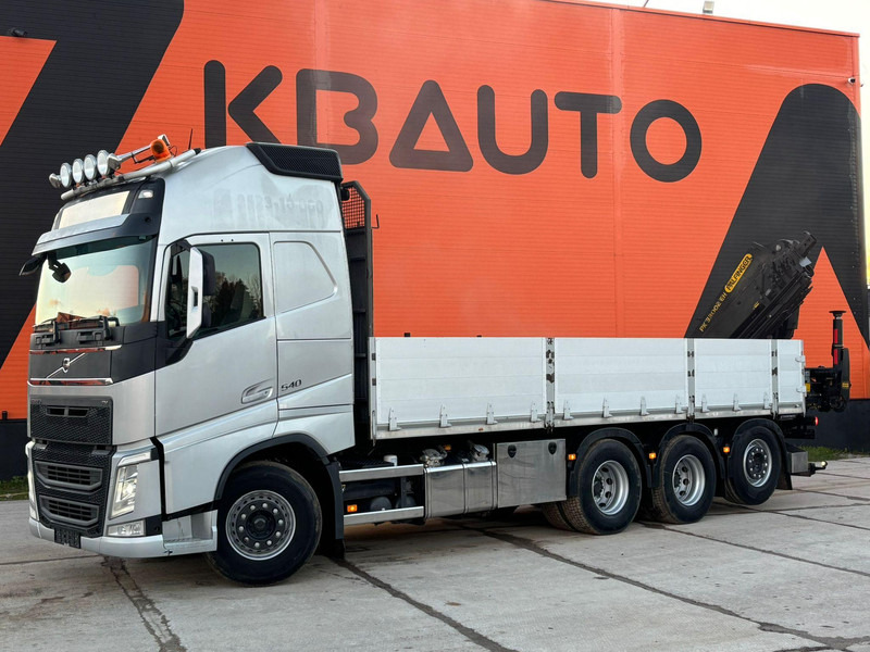 Volvo FH 540 8x4*4 PALFINGER PK 33002 EH / PLATFORM L=7049 mm - Грузовик бортовой/ Платформа, Автоманипулятор: фото 2 Volvo FH 540 8x4*4 PALFINGER PK 33002 EH / PLATFORM L=7049 mm - Грузовик бортовой/ Платформа, Автоманипулятор: фото 2