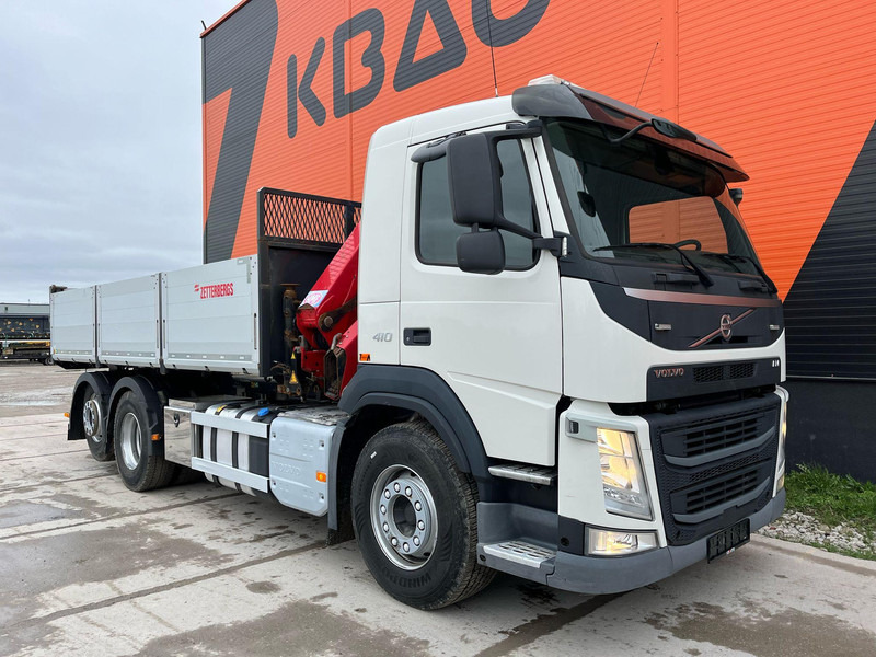 Volvo FM 410 6x2*4 HMF 1120-K4 / TIPPER BOX L=5573 mm - Самосвал, Автоманипулятор: фото 4 Volvo FM 410 6x2*4 HMF 1120-K4 / TIPPER BOX L=5573 mm - Самосвал, Автоманипулятор: фото 4
