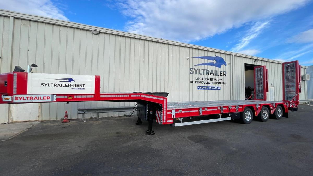 Syltrailer Porte Engins Caiboutti (Location / Rent) SYL227 - Низкорамный полуприцеп: фото 1 Syltrailer Porte Engins Caiboutti (Location / Rent) SYL227 - Низкорамный полуприцеп: фото 1